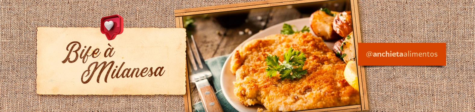 Receita Bife Milanesa Anchieta Alimentos