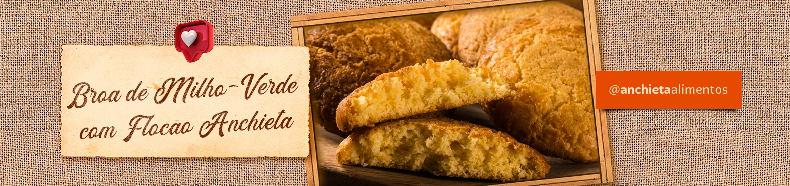 Receita Broa Anchieta Alimentos