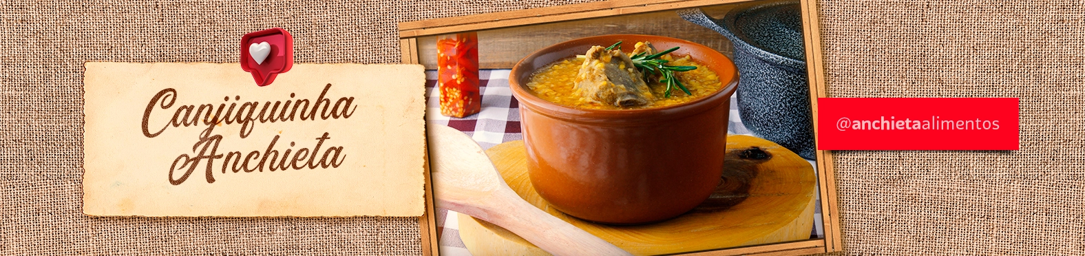 Receita Canjinha Anchieta Alimentos