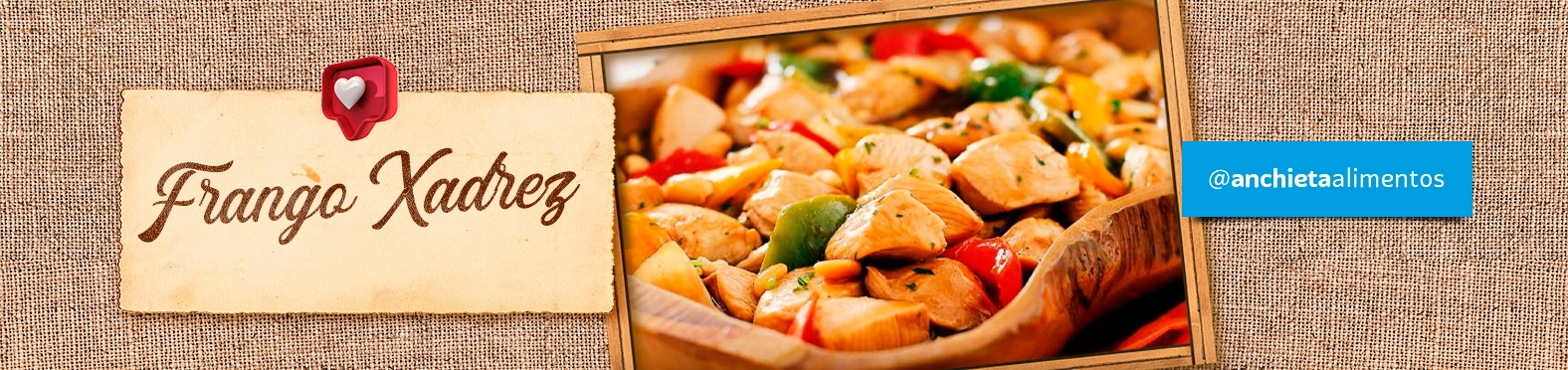 Receita Frango Xadrez Anchieta Alimentos